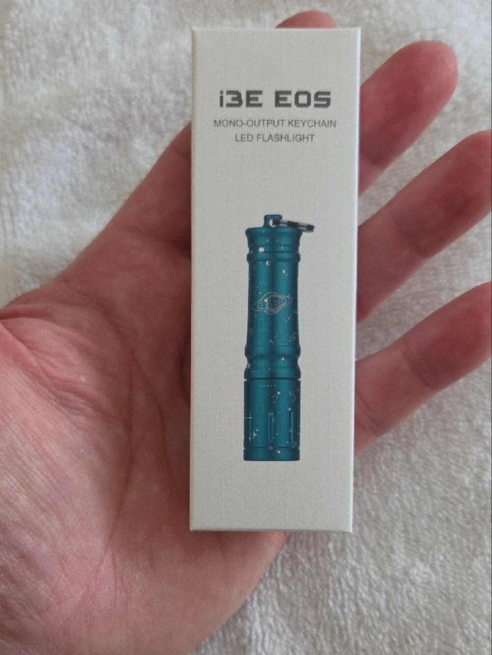 Teal Keychain LED Flashlight - Picture 6 of 6